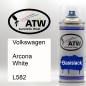 Preview: Volkswagen, Arcona White, L582: 400ml Sprühdose, von ATW Autoteile West.